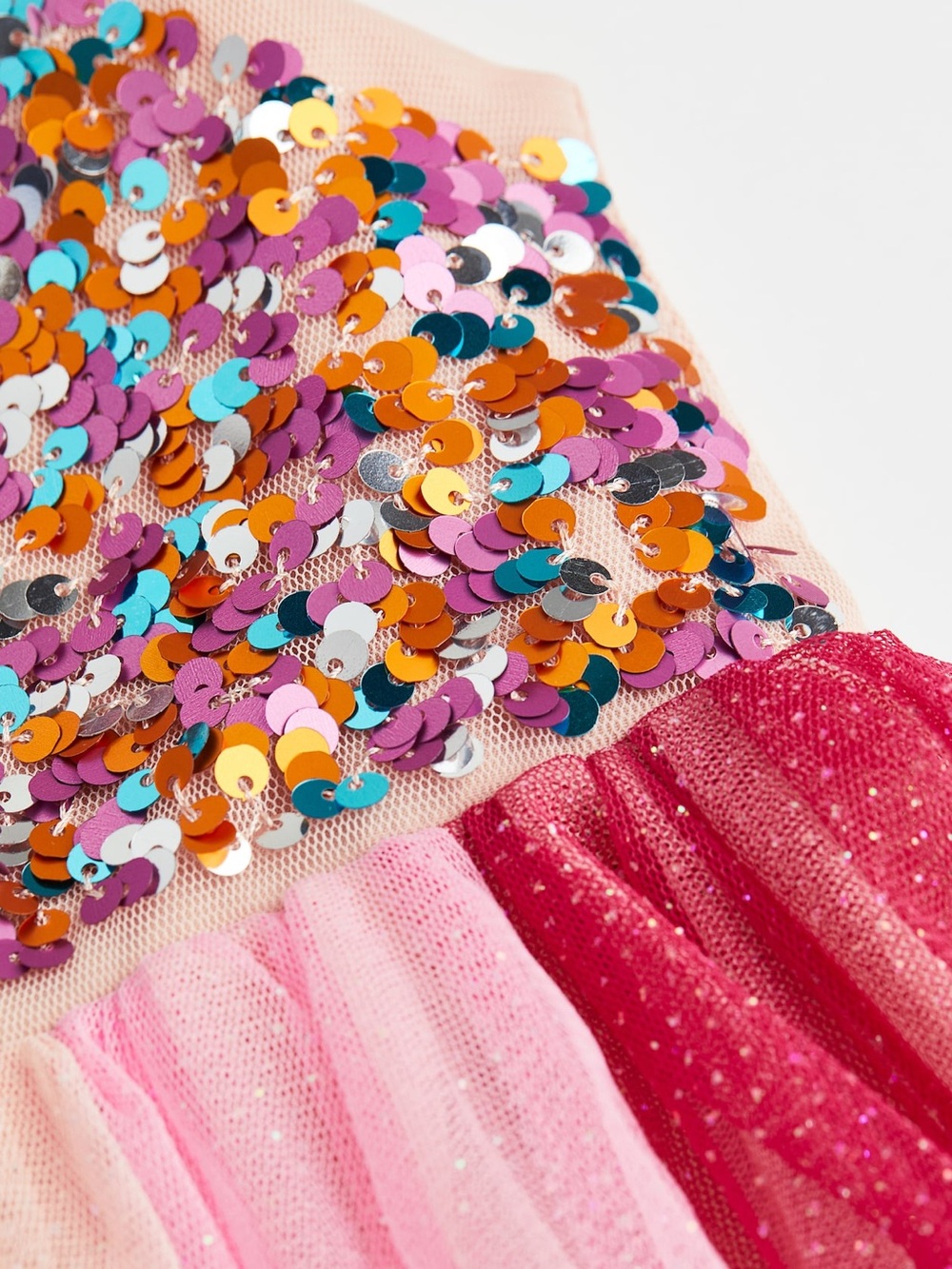 SEQUINED TULLE DRESS - Picture 3 of 6